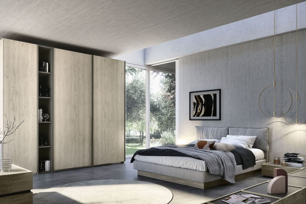 Il legno con venature tattili
